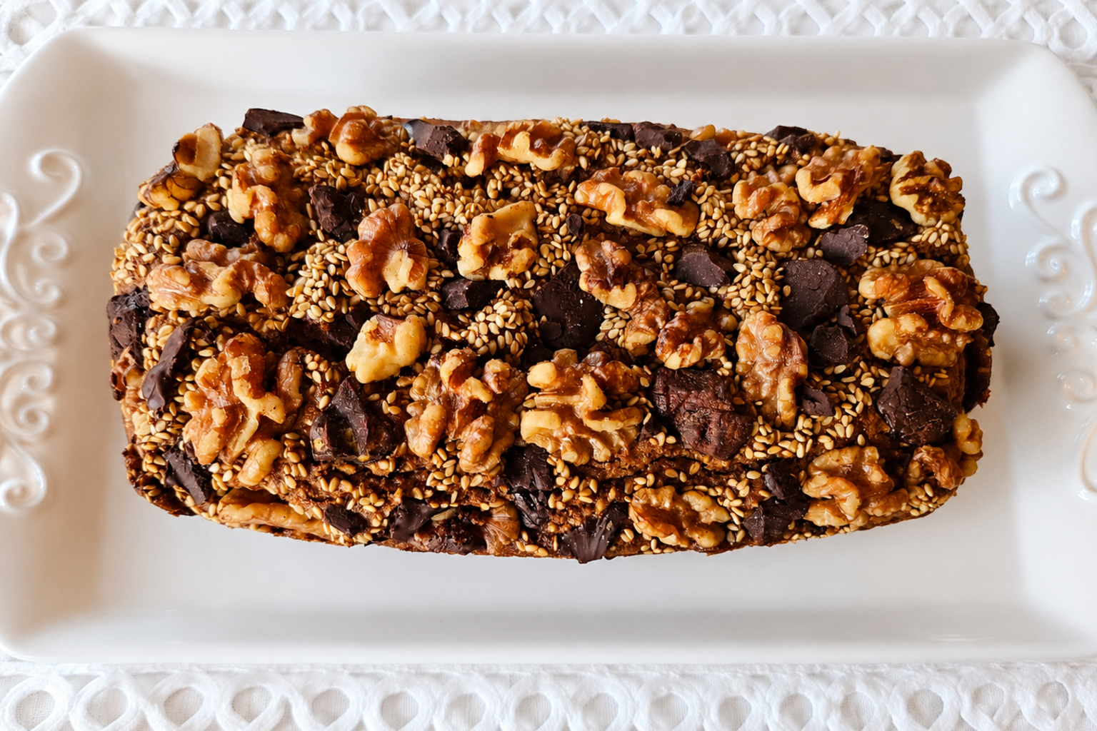 Bizcocho de especias y chocolate