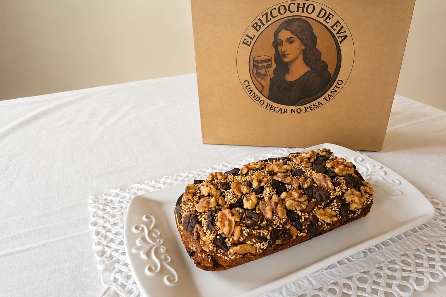 Bizcocho de especias y chocolate
