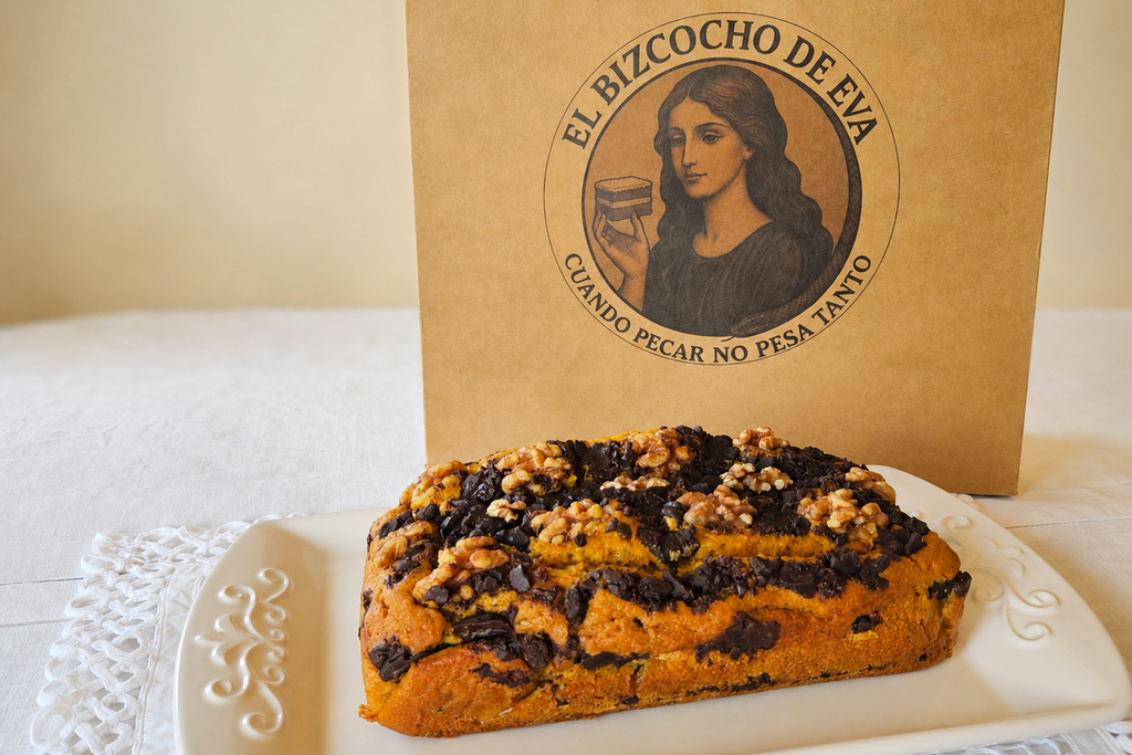 Bizcocho de limón con chocolate