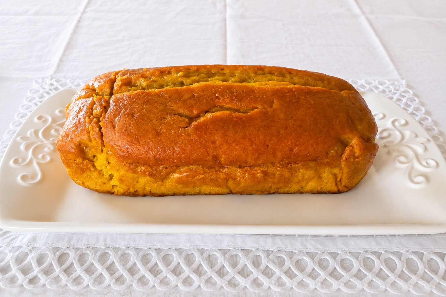 Bizcocho de limón dorado